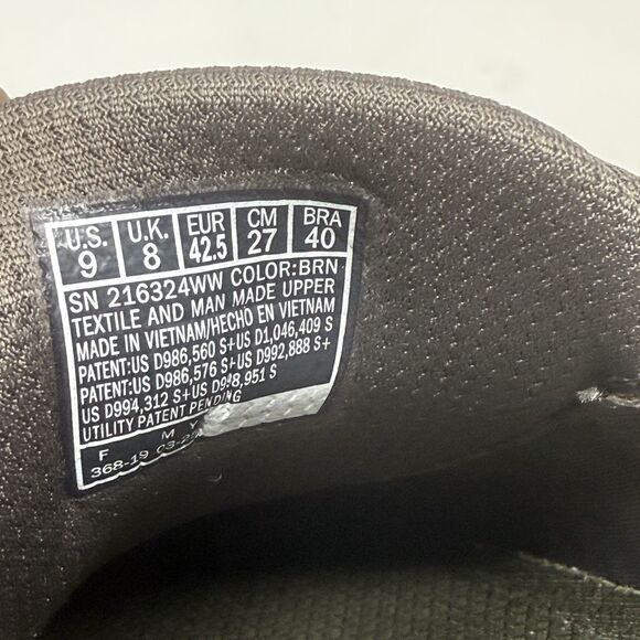 Skechers Go Walk Flex Shoes Mens 9 Extra Wide Fit Brown Hands Free Slip Ins - Picture 12 of 16